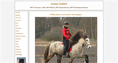 Desktop Screenshot of janine-koehler.de