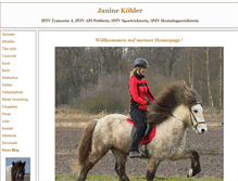 Tablet Screenshot of janine-koehler.de